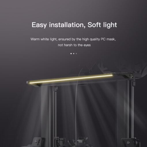 Creality ender-3 s1 / s1 pro / s1 plus led light bar kit 24v/5w chip energy power saving soft light