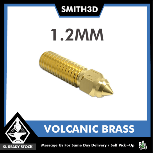 Mk volcano nozzle for cr-m4 crm4 cr m4 3d printer accessories new volcanic brass nozzle 1.75mm 0.4mm high flow
