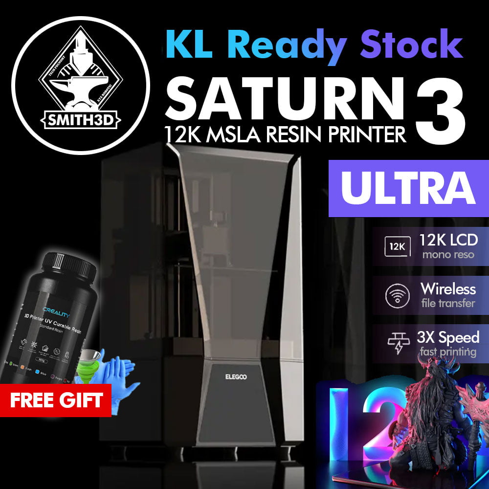 Elegoo Saturn 3 Ultra - 12K Resin 3D Printer - Unbox & Setup 