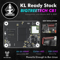 Bigtreetech cb1 v2.2 100m ddr3 1gb board for manta m4p manta m8p pi4b vs cm4 alternative to raspberry pi