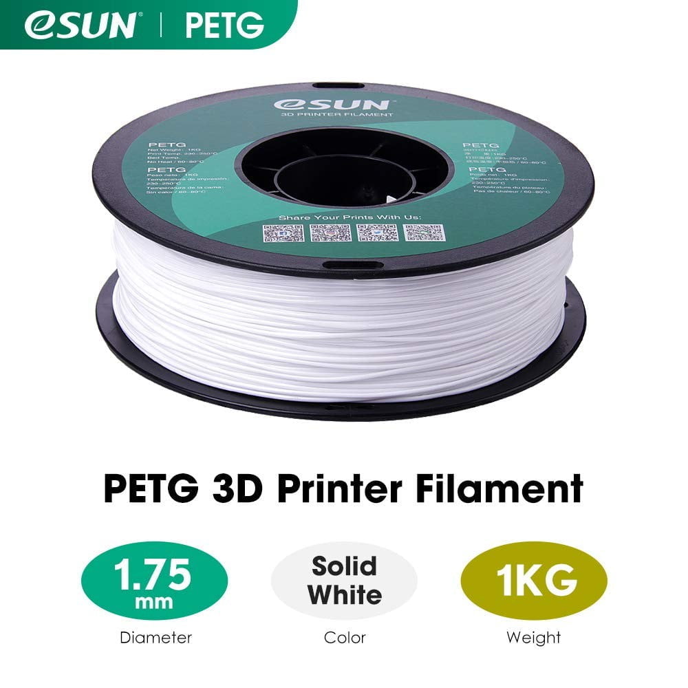 eSUN PETG 1KG Filament 1KG 1.75MM - Solid Colors - Smith3D Malaysia