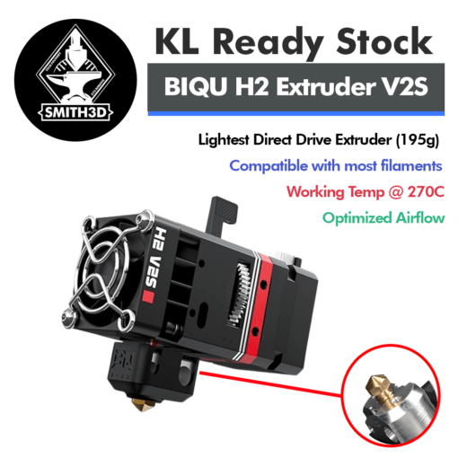 Biqu h2 extruder direct dual gear hotend 3d printer parts for biqu b1 ender 3 v2 pro cr10 diy vs bmg titan extruder