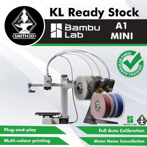 Bambulab a1 mini combo w/ ams lite auto calibration high speed precision multi colour printing fdm printer plug and play