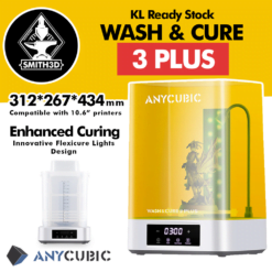 Anycubic wash & cure 3 plus machine 2 in 1 machine for resin post processing ld006 photon mono x mars pro clean resin