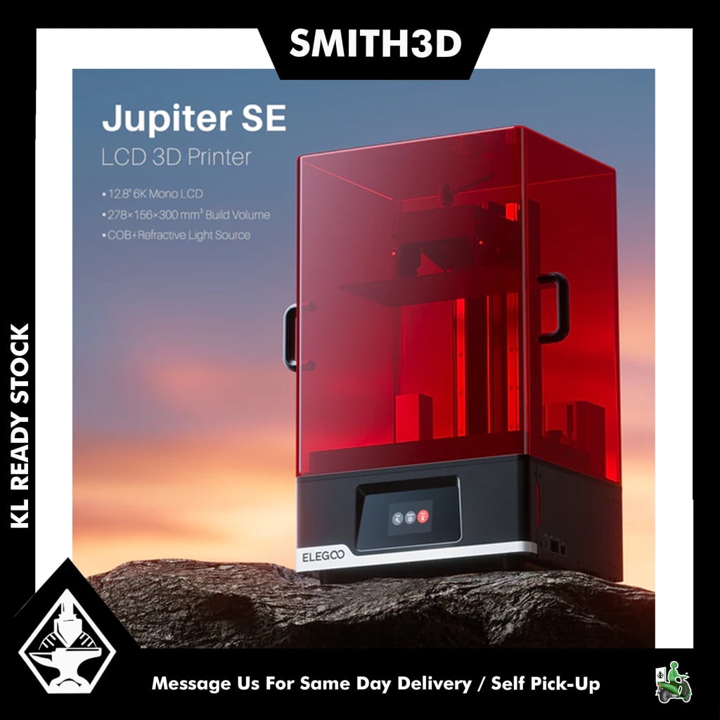 ELEGOO Jupiter 6K High Precision 12.8 LCD Resin 3D Printer