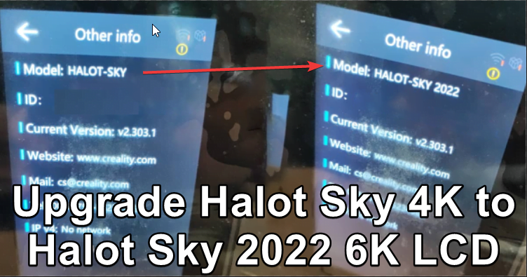 Upgrade halot sky to halot sky 2022 tutorial (4k to 6k screen) a comprehensive guide