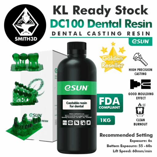 eSun DC100 Dental Casting Resin 1kg 405nm