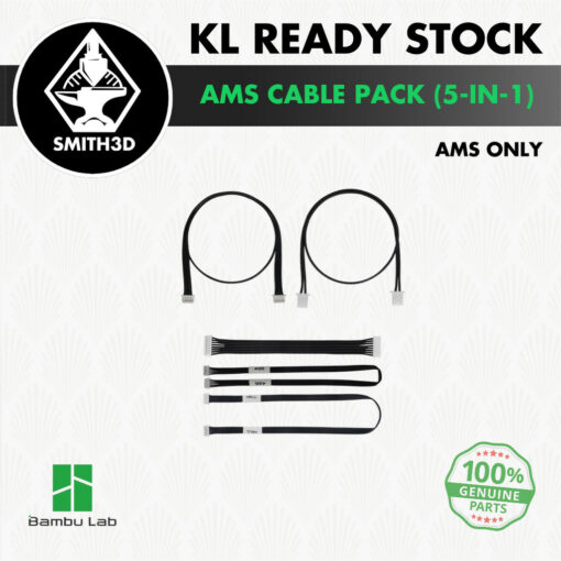Bambu Lab AMS Cable Pack 5-in-1 Cable Pack for AMS