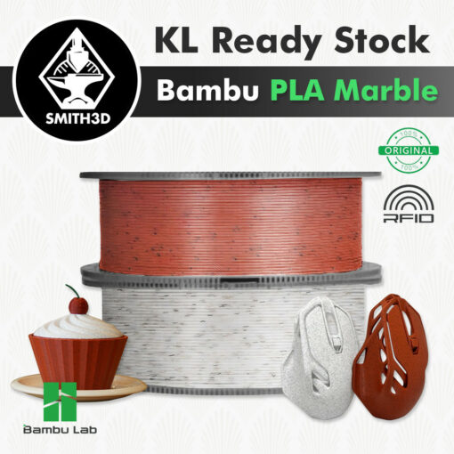 Bambu Lab PLA Marble Filament 1kg 1.75mm