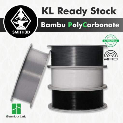 Bambu Lab PC (Polycarbonate) Filament 1kg 1.75mm