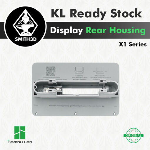 Bambu Lab X1 Display Screen Rear Housing