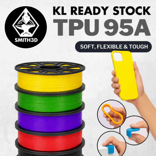Smith3D TPU Flexible / Elastic Filament 1KG