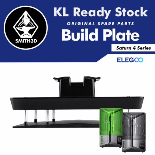 ELEGOO Build Plate for Elegoo Saturn 4 / Saturn 4 Ultra, Elegoo Original Build Plate Spare Parts for 3D Printer Saturn 4
